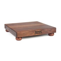 John Boos Walnut Cutting Board With Wooden Bun Feet - 12"