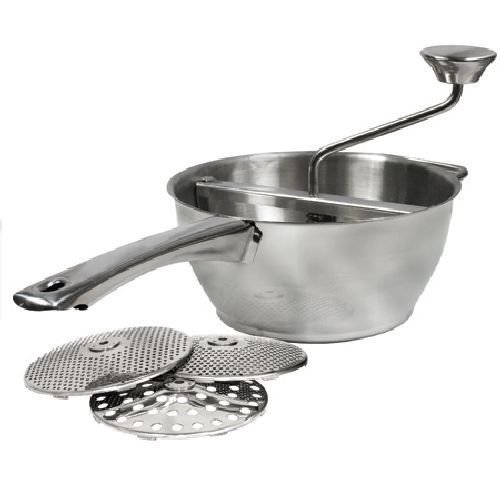 Weston Stainless-Steel Food Mill Weston Stainless-Steel Food Mill -All-Clad Shop weston stainless steel food mill 61 0101 w