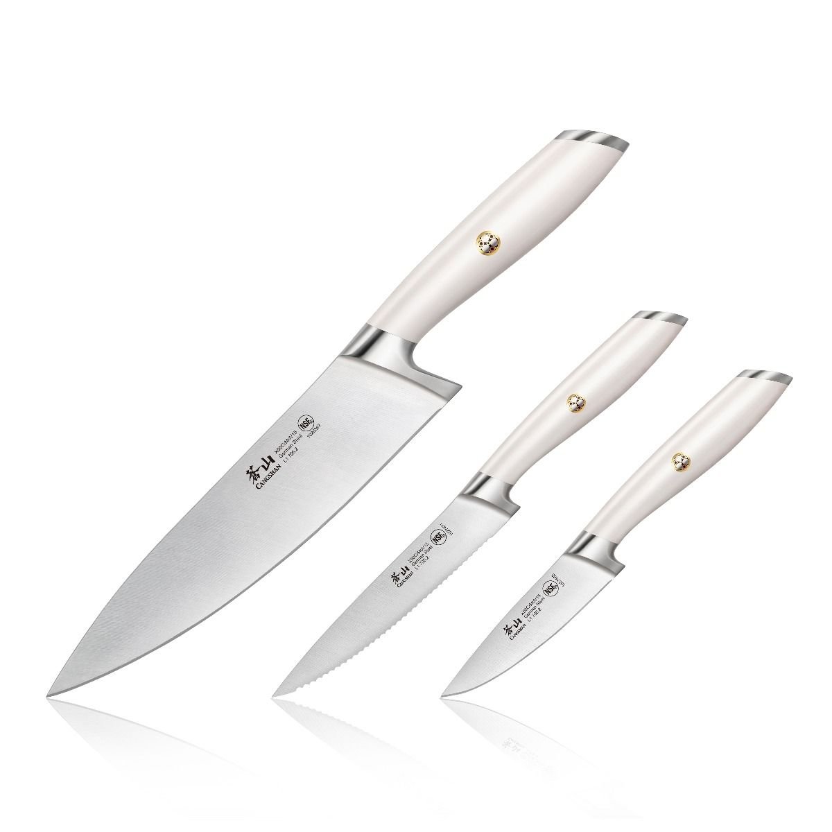Cangshan Cutlery L1 Series 3-Piece Starter Knife Set Cangshan Cutlery L1 Series 3-Piece Starter Knife Set -All-Clad Shop