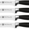Zwilling J.A. Henckels TWIN Four Star II 4 Steak Knife Set 2 Zwilling J.A. Henckels TWIN Four Star II 4 Steak Knife Set -All-Clad Shop zwilling 33408 000 four star ii steak knife set compressed